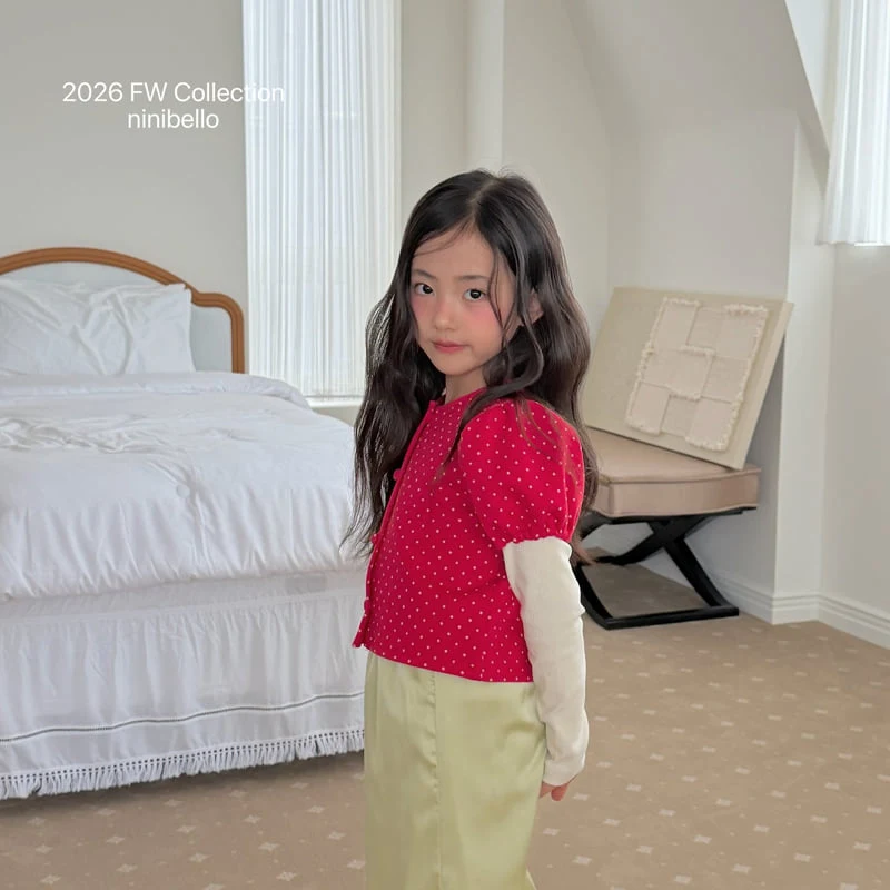 Ninibello - Korean Children Fashion - #kidsshorts - Viv Ribbed Tee - 10