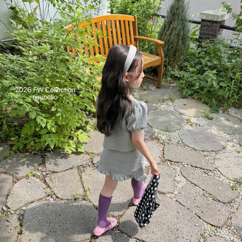 Ninibello - Korean Children Fashion - #kidsshorts - Dear Dot Skirt - 6