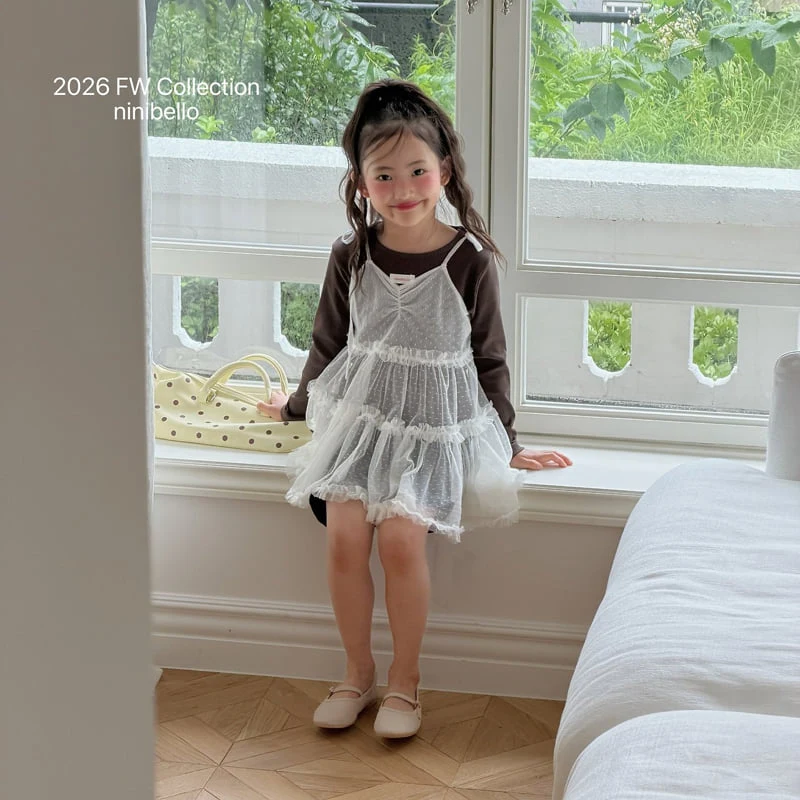 Ninibello - Korean Children Fashion - #kidsshorts - Sheer Layered One-piece - 5