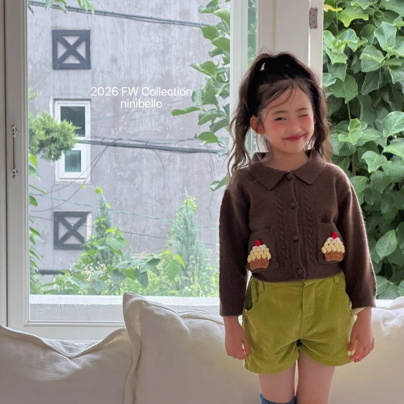 Ninibello - Korean Children Fashion - #kidzfashiontrend - Cupcake Knit Cardigan - 8