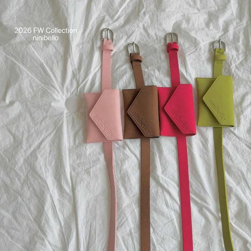 Ninibello - Korean Children Fashion - #kidsstore - Suede Belt Bag - 4