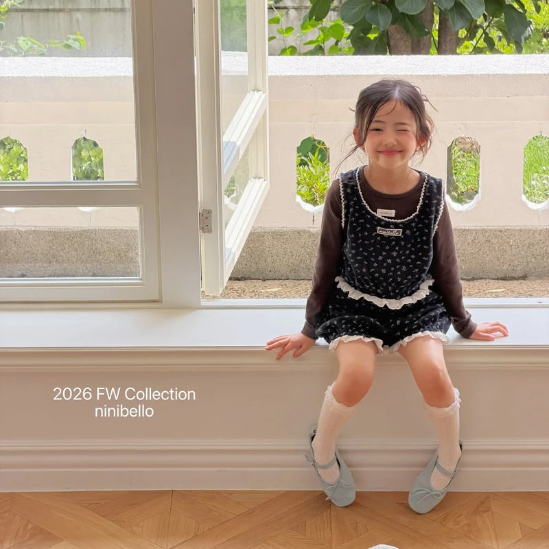 Ninibello - Korean Children Fashion - #kidzfashiontrend - Viv Ribbed Tee - 12