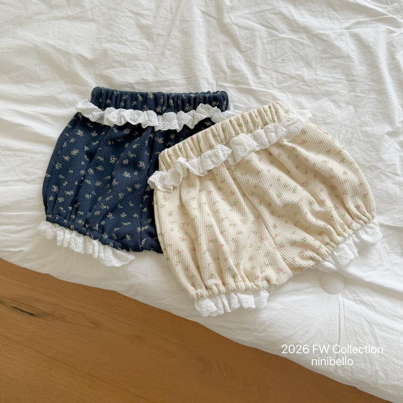 Ninibello - Korean Children Fashion - #kidsstore - Roro Lace Bloomers - 4