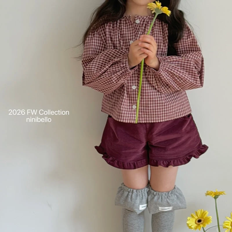 Ninibello - Korean Children Fashion - #littlefashionista - Heart Frill Corduroy Pants - 11