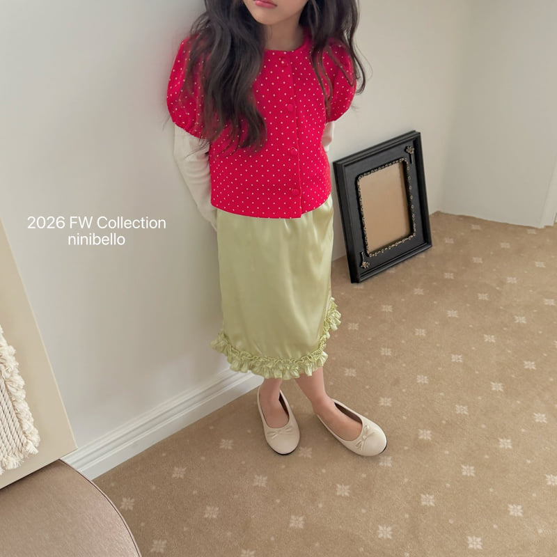 Ninibello - Korean Children Fashion - #littlefashionista - Mico Satin Skirt - 10