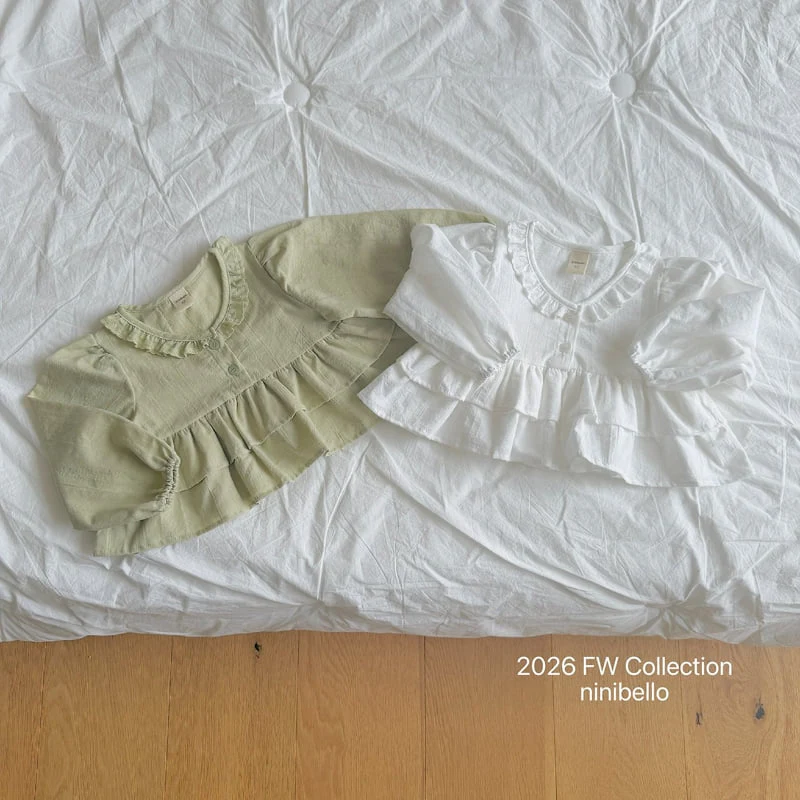 Ninibello - Korean Children Fashion - #magicofchildhood - Monet Lace Blouse