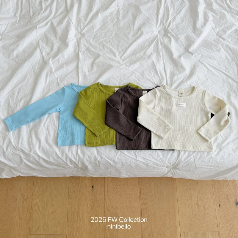 Ninibello - Korean Children Fashion - #magicofchildhood - Viv Ribbed Tee