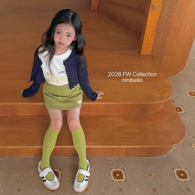 Ninibello - Korean Children Fashion - #minifashionista - Melville Eyelet Cardigan - 8