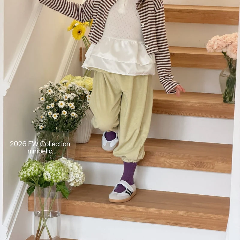Ninibello - Korean Children Fashion - #prettylittlegirls - Yum Terry Frill Bloomers - 11