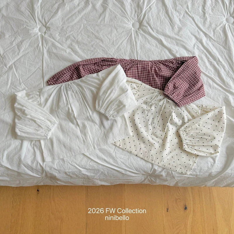 Ninibello - Korean Children Fashion - #stylishchildhood - Hazel Puff Blouse - 5