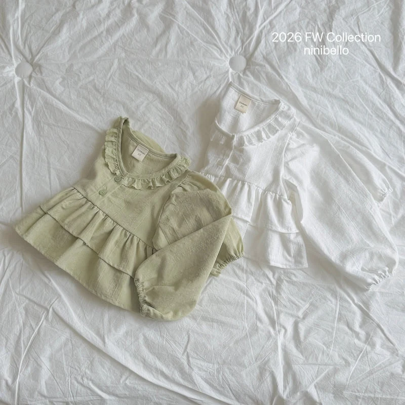 Ninibello - Korean Children Fashion - #toddlerclothing - Monet Lace Blouse - 5