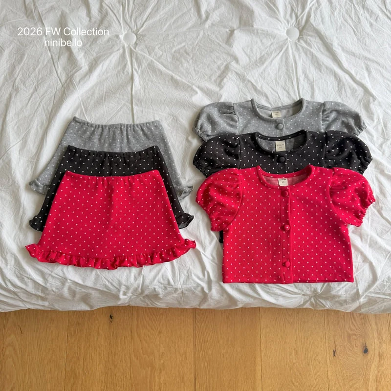 Ninibello - Korean Children Fashion - #toddlerclothing - Dear Dot Cardigan