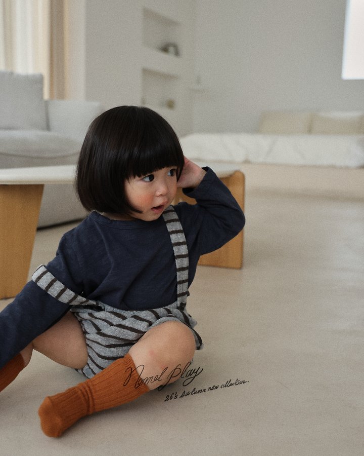 Normalplay - Korean Baby Fashion - #babyboutique - Melody Suspender Bloomers - 11