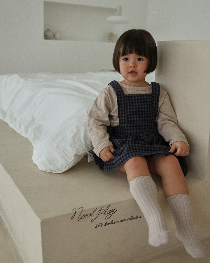 Normalplay - Korean Baby Fashion - #babyboutique - Solid Slub Tee - 10