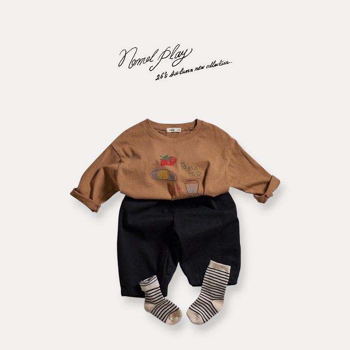 Normalplay - Korean Baby Fashion - #babyboutique - Egg Long Sleeve Tee - 7