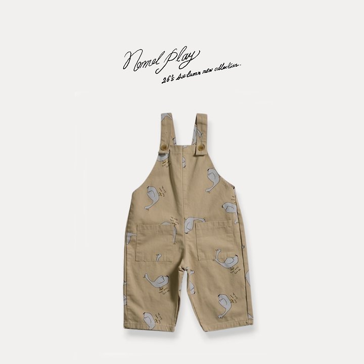 Normalplay - Korean Baby Fashion - #babyboutique - Normal Duck Suspender Pants