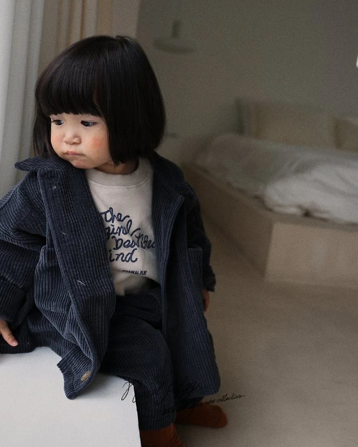 Normalplay - Korean Baby Fashion - #babyboutique - Bubble Wide Corduroy Jacket - 9