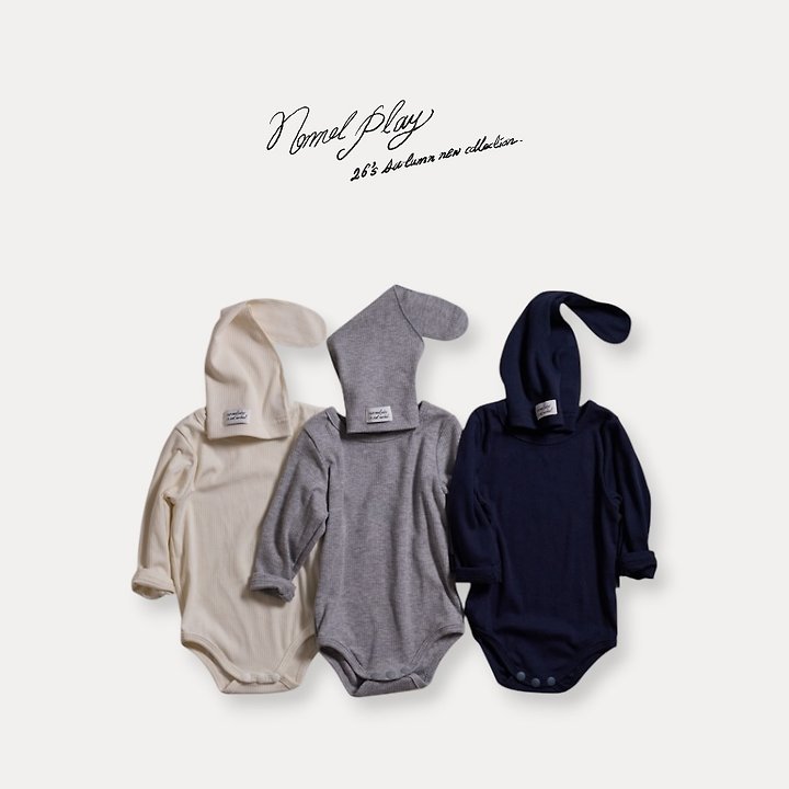 Normalplay - Korean Baby Fashion - #babyboutique - Soft Autumn Baby Bodysuit - 7