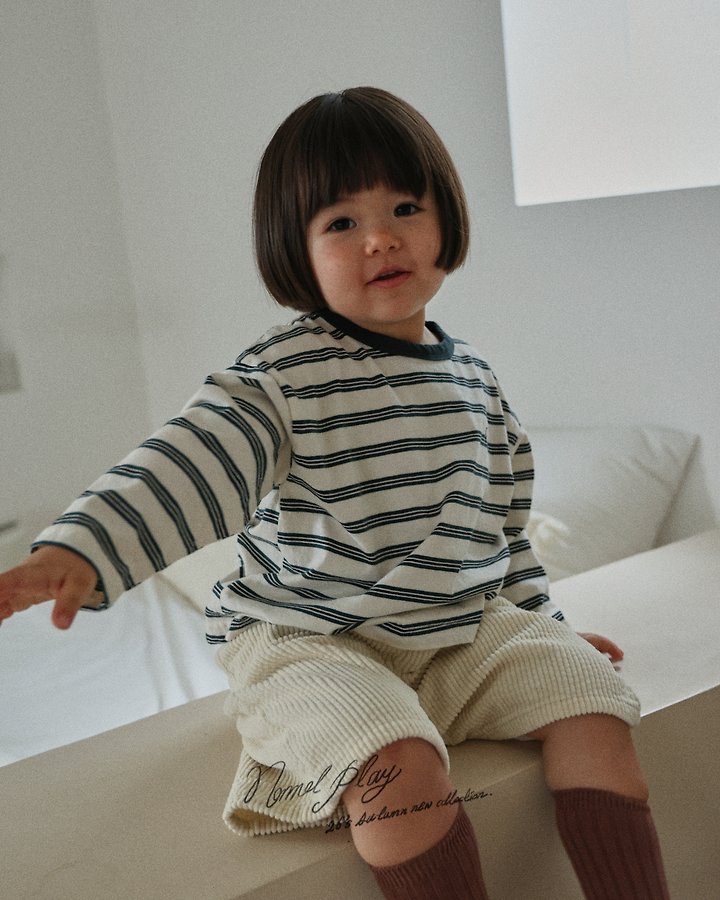 Normalplay - Korean Baby Fashion - #babyboutique - Bubble Bermuda Pants - 12