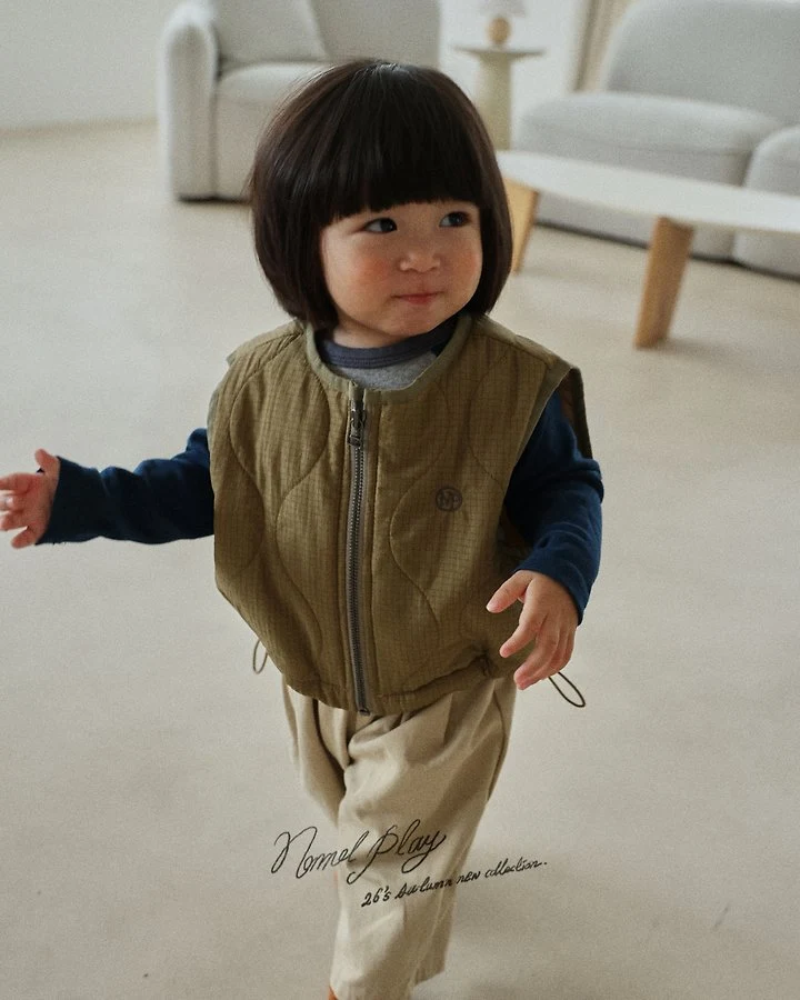 Normalplay - Korean Baby Fashion - #babyboutiqueclothing - Rib Combo Tee - 12