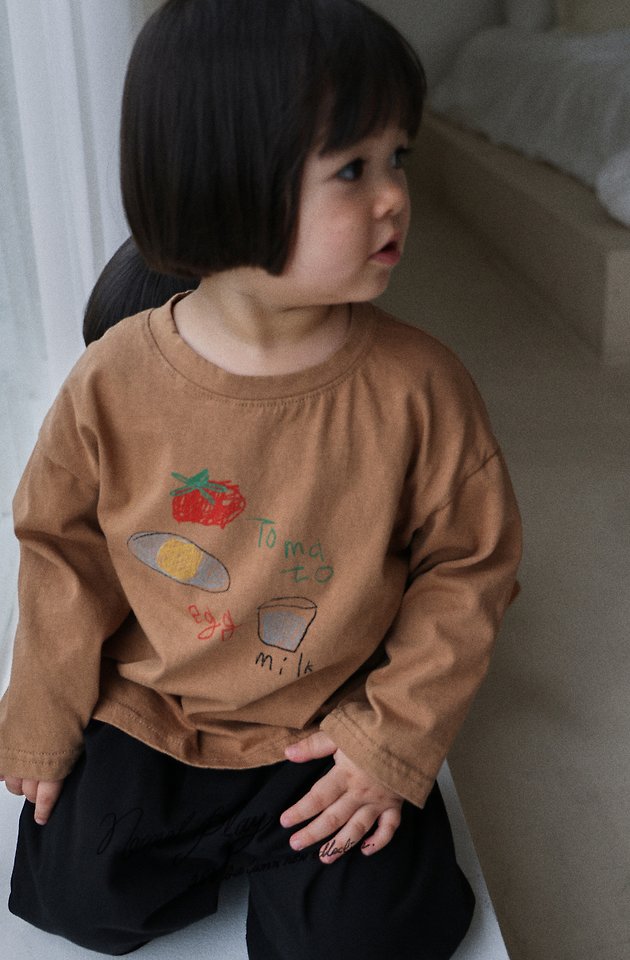 Normalplay - Korean Baby Fashion - #babyboutiqueclothing - Egg Long Sleeve Tee - 8
