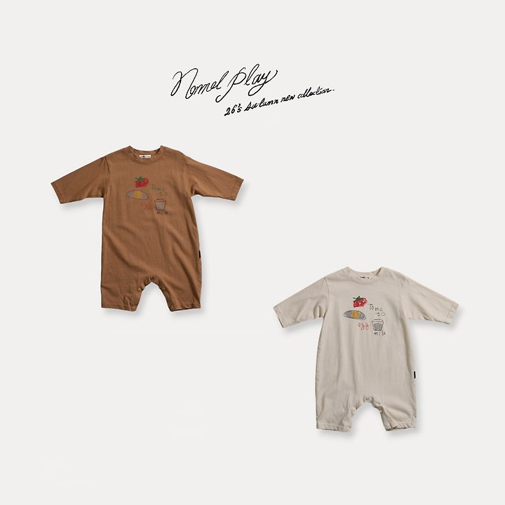 Normalplay - Korean Baby Fashion - #babyboutiqueclothing - Egg Baby Bodysuit - 6