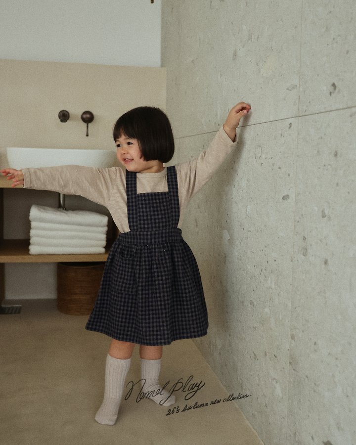Normalplay - Korean Baby Fashion - #babyclothing - Solid Slub Tee - 12