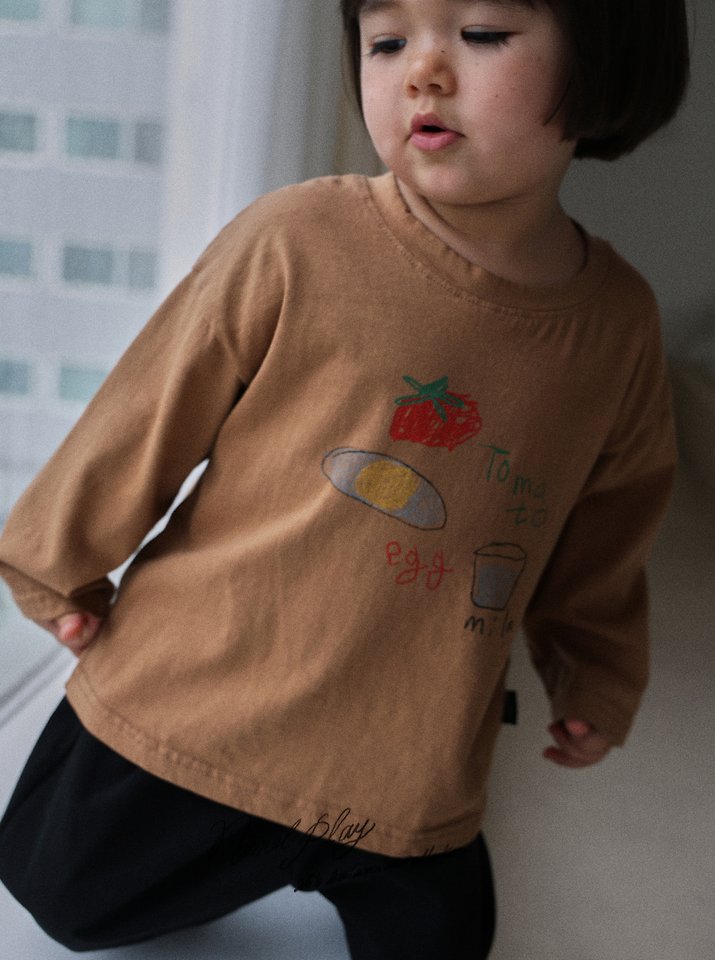 Normalplay - Korean Baby Fashion - #babyclothing - Egg Long Sleeve Tee - 9