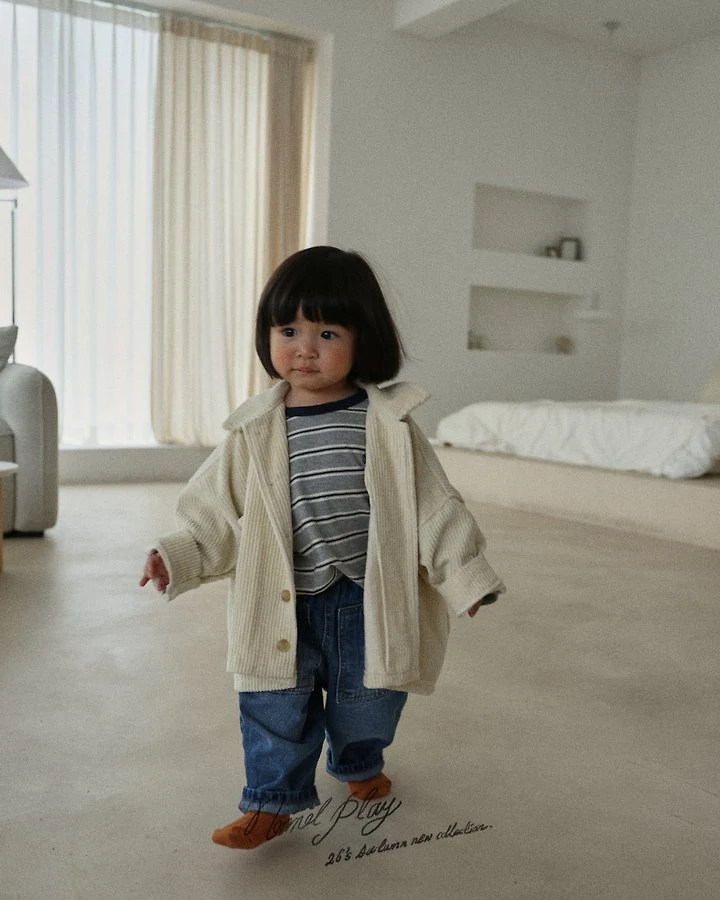 Normalplay - Korean Baby Fashion - #babyclothing - Bubble Wide Corduroy Jacket - 11