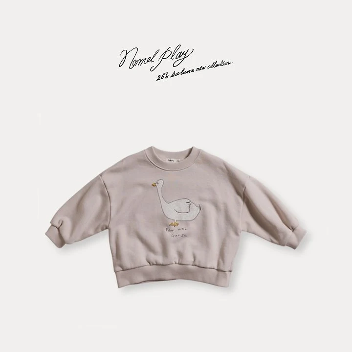 Normalplay - Korean Baby Fashion - #babyfashion - Goose Duck Sweatshirt