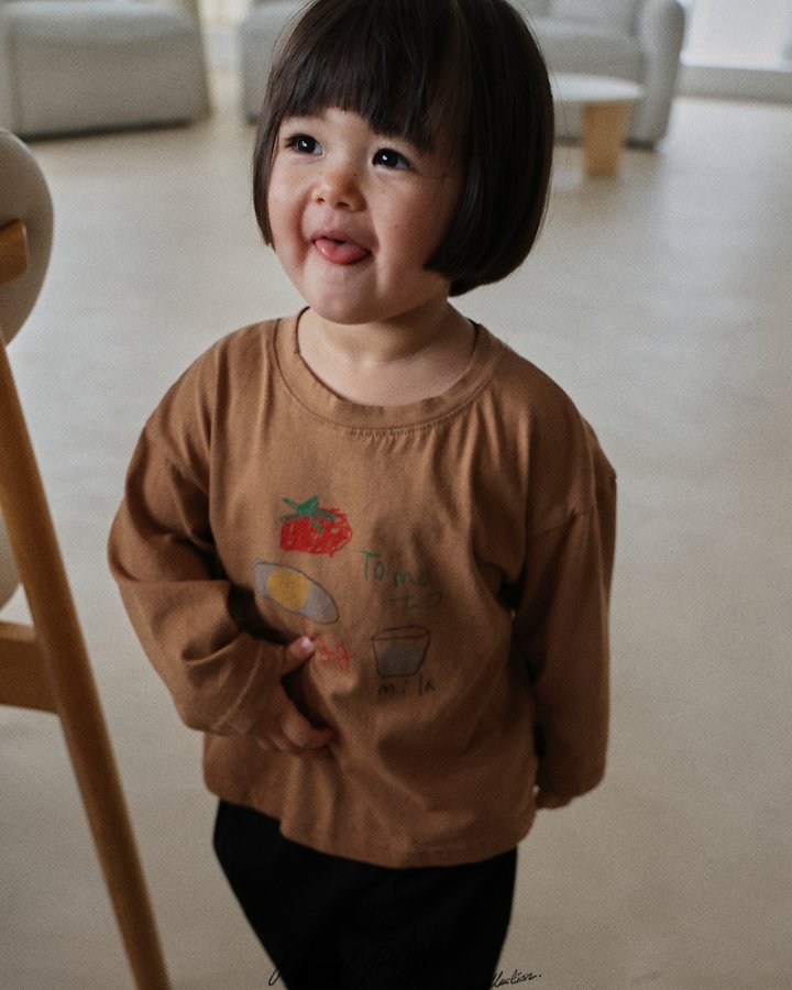 Normalplay - Korean Baby Fashion - #babyfashion - Egg Long Sleeve Tee - 10