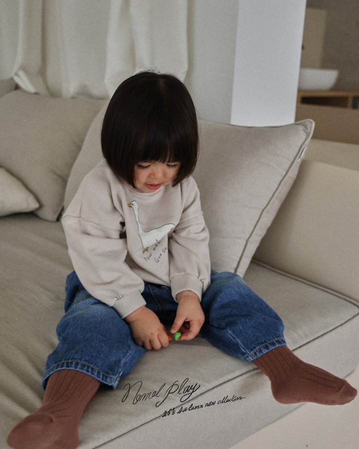 Normalplay - Korean Baby Fashion - #babyfashion - Pocket Duck Denim Pants - 10