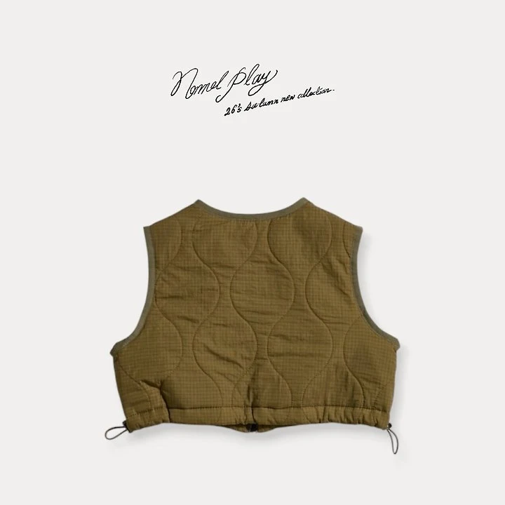 Normalplay - Korean Baby Fashion - #babyfashion - Honey Crop Vest - 6