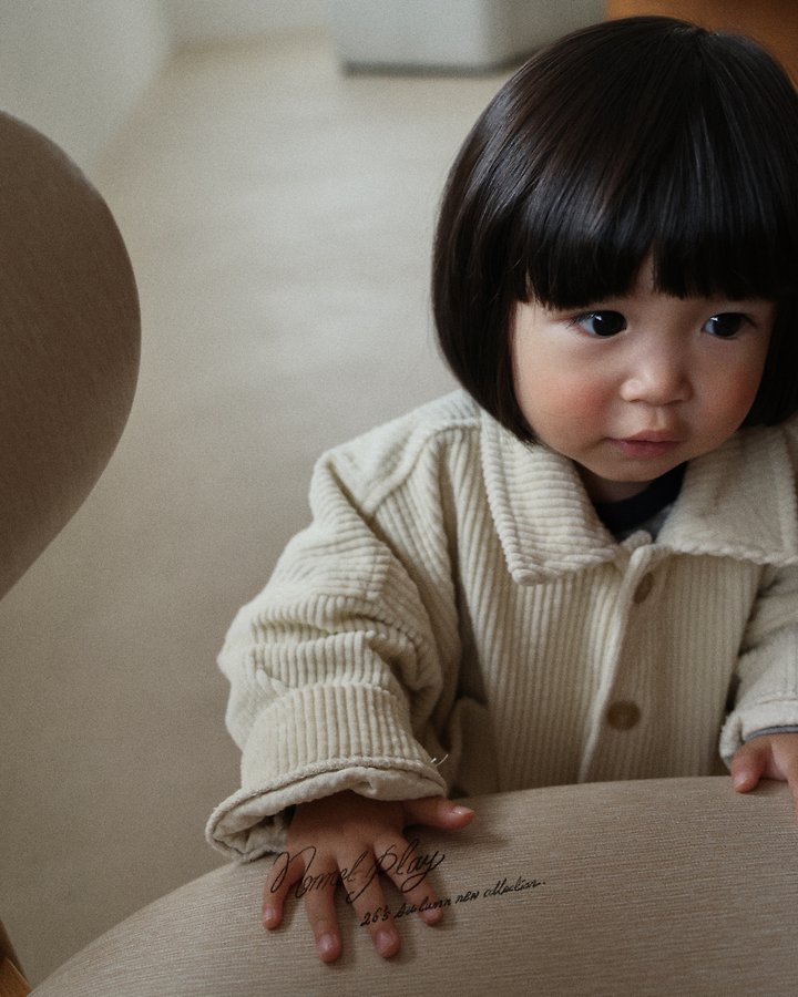Normalplay - Korean Baby Fashion - #babyfashion - Bubble Wide Corduroy Jacket - 12