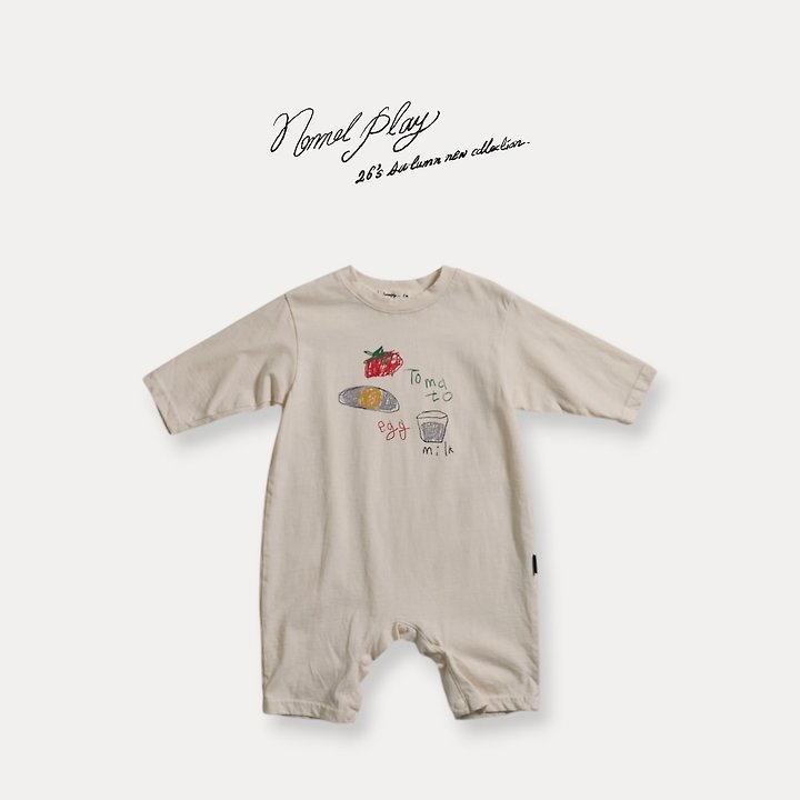 Normalplay - Korean Baby Fashion - #babyfashion - Egg Baby Bodysuit - 8