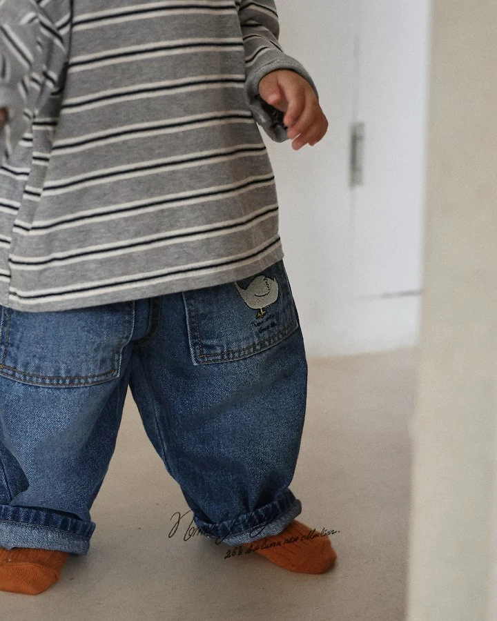 Normalplay - Korean Baby Fashion - #babyfashion - Day Stripe Tee - 6
