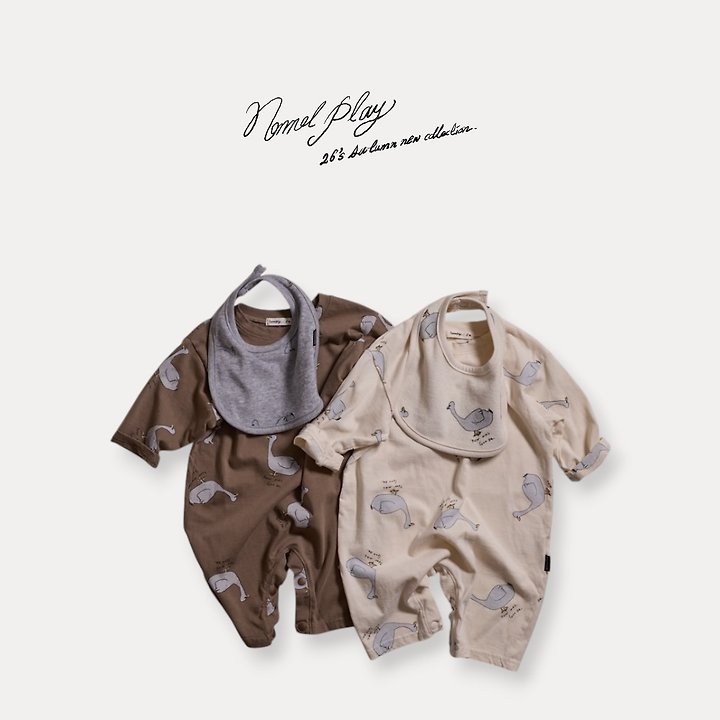 Normalplay - Korean Baby Fashion - #babyfashion - Normal Duck Single Baby Bodysuit