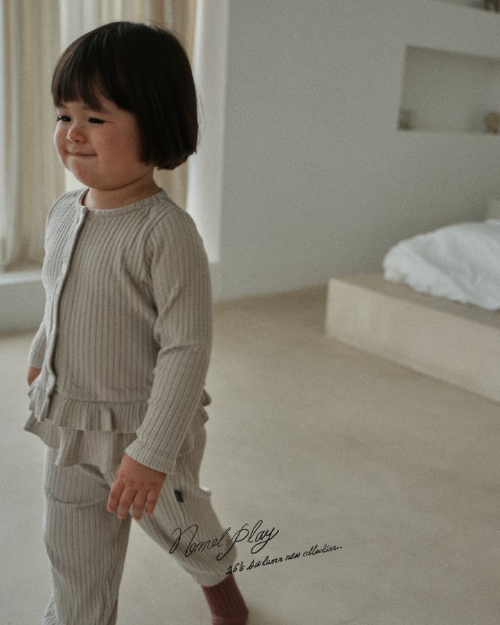 Normalplay - Korean Baby Fashion - #babyfever - Marie Shirring Jogger Pants - 8