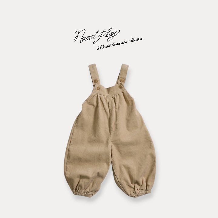 Normalplay - Korean Baby Fashion - #babyfever - Cookie Overall Pants - 3