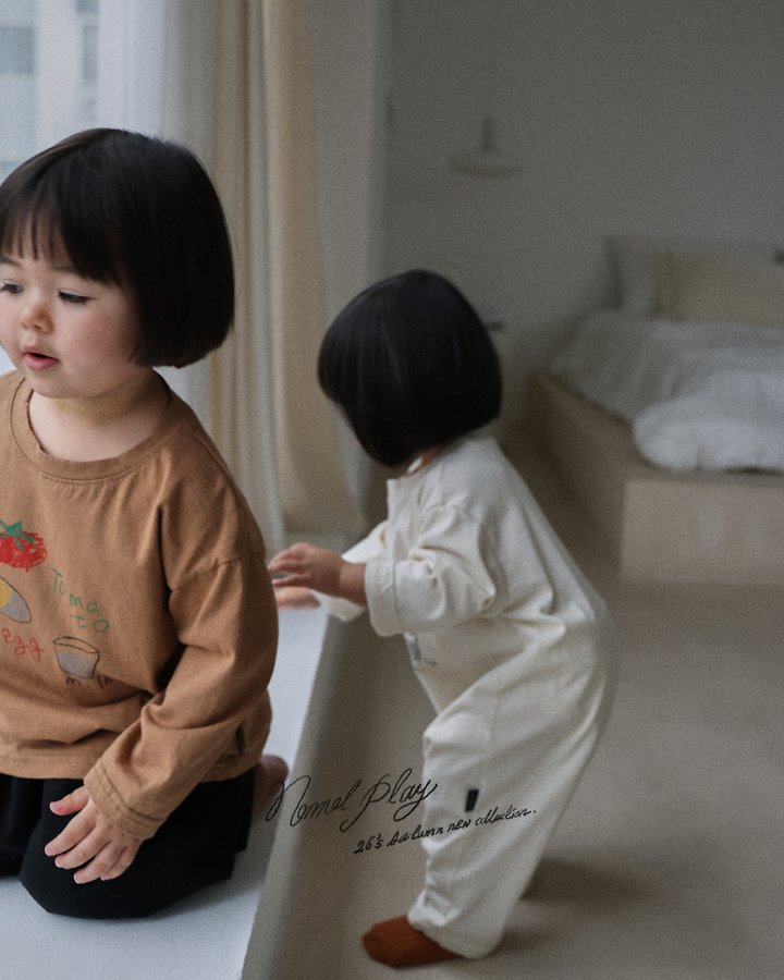 Normalplay - Korean Baby Fashion - #babygirlfashion - Egg Long Sleeve Tee - 12