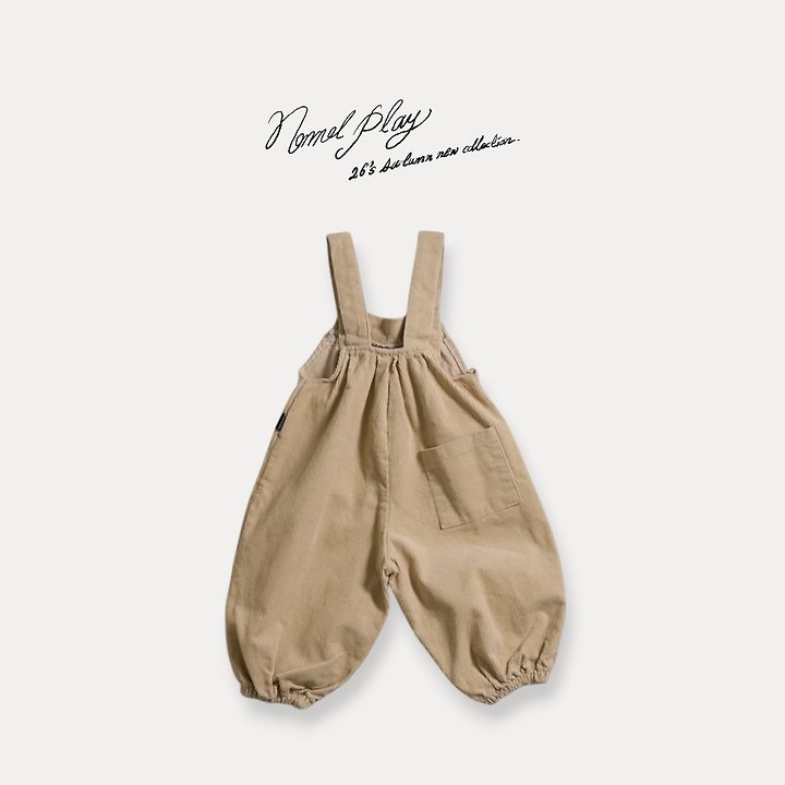 Normalplay - Korean Baby Fashion - #babyfever - Cookie Overall Pants - 4