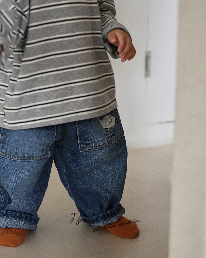 Normalplay - Korean Baby Fashion - #babygirlfashion - Pocket Duck Denim Pants - 12