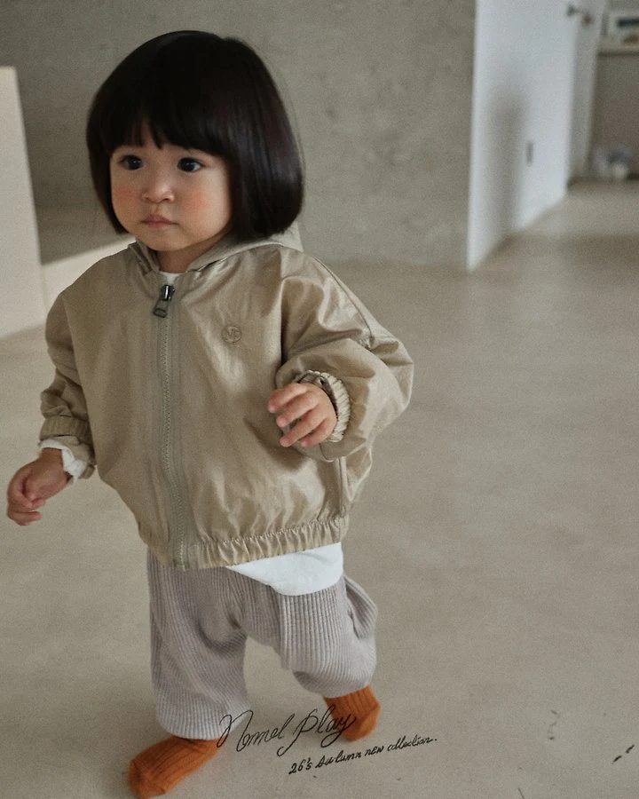 Normalplay - Korean Baby Fashion - #babylifestyle - Dove Shirring Zip-Up - 7