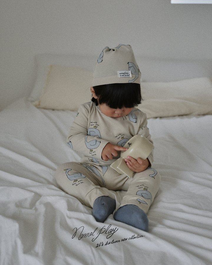 Normalplay - Korean Baby Fashion - #babylifestyle - Normal Duck Ribbed Pointed Hat - 12