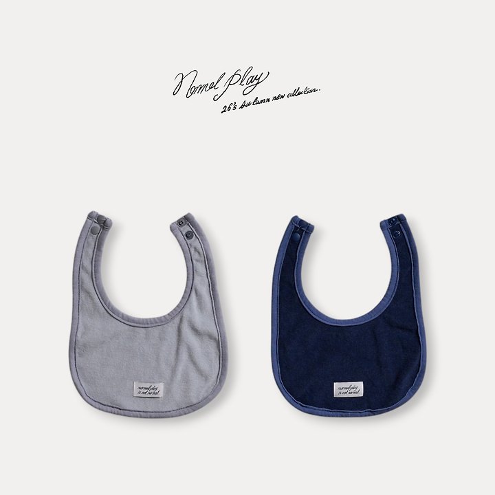 Normalplay - Korean Baby Fashion - #babylifestyle - Normal Terry Bib