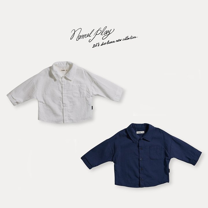 Normalplay - Korean Baby Fashion - #babylifestyle - Half Moon Shirt