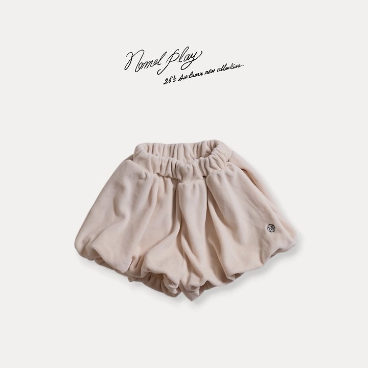 Normalplay - Korean Baby Fashion - #babylifestyle - Velour Balloon Pants - 5