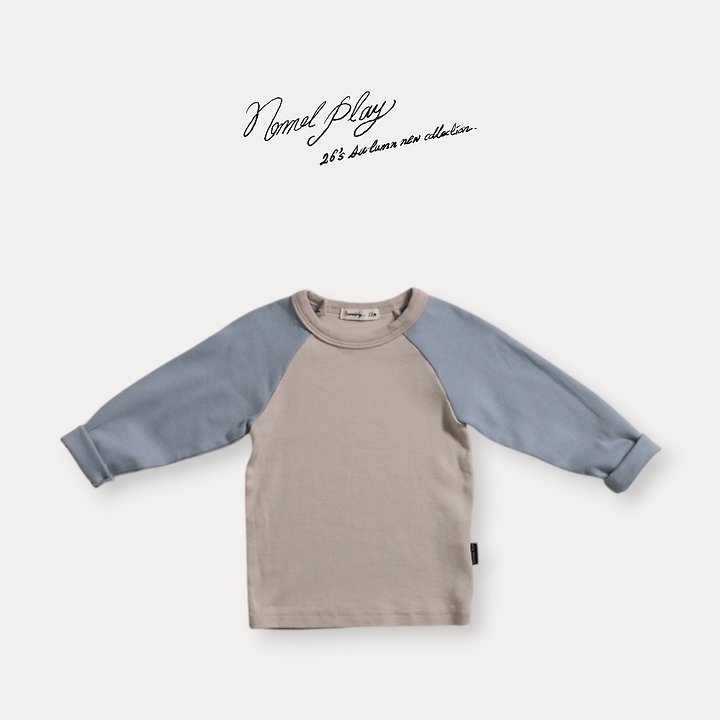 Normalplay - Korean Baby Fashion - #babyoninstagram - Rib Combo Tee - 4