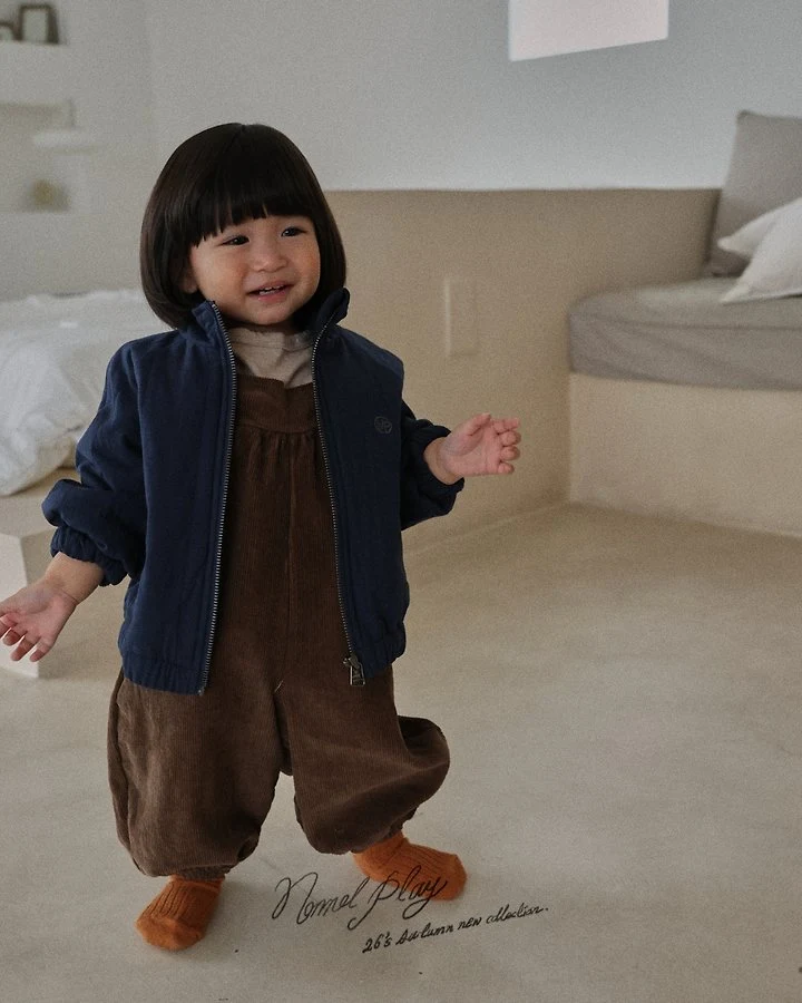 Normalplay - Korean Baby Fashion - #babyootd - Quilted Zip-Up - 12