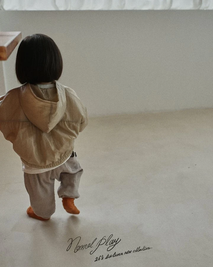 Normalplay - Korean Baby Fashion - #babyootd - Dove Shirring Zip-Up - 9